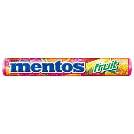 تافی پرتقال و توت فرنگی منتوس 30 گرم mentos