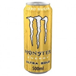 نوشیدنی انرژی زا طلایی مانستر 500 میل Monster