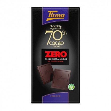 شکلات بدون قند همراه با مغز بادام 70% تیرما 125 گرم Tirma