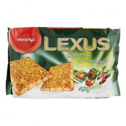 بیسکویت کراکر لگسوز با طعم سبزیجات 12 عددی LEXUS