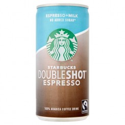 نوشیدنی بدون شکر دابل شات قهوه سرد همراه با شیر استارباکس 200 میل Starbucks