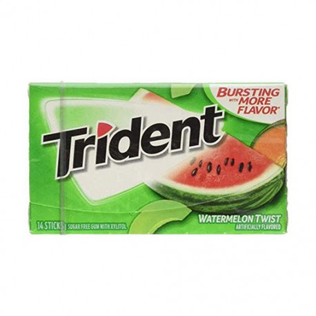 آدامس تریدنت با طعم هندوانه 14عددی TRIDENT