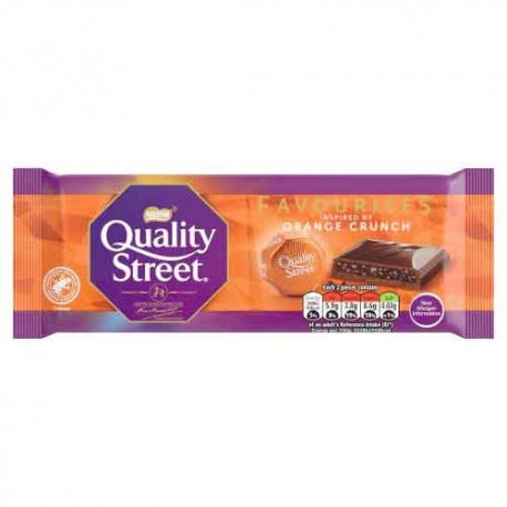شکلات تخته ای پرتقال کوالیتی استریت 87گرم quality street
