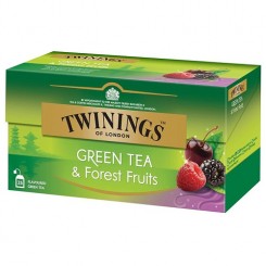 چای سبز توئینینگز با طعم میوه های قرمز 25 عددی