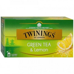 چای سبز توئینینگز با طعم لیمو 25 عددی