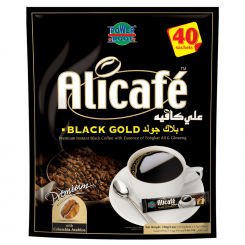 قهوه علی کافه اصل مدل Black Gold (بسته 40 عددی)
