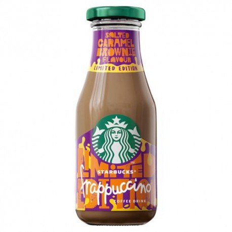 نوشیدنی قهوه استارباکس فراپاچینو با طعم کارامل و براونی Starbucks