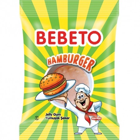 پاستیل همبرگر ببتو 30 گرم Bebeto