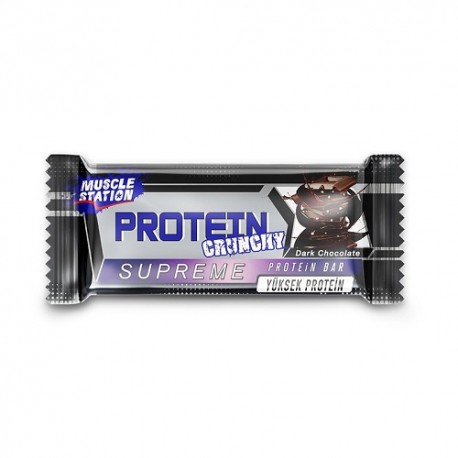 پروتئین بار کرانچی شکلات دارک ماسل استیشن 40 گرم muscle station