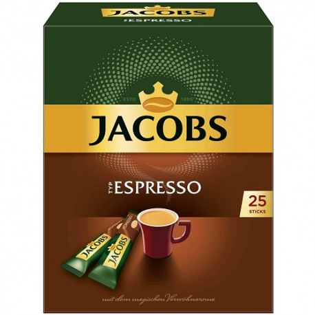 قهوه فوری اسپرسو جاکوبز بسته 25 عددی Jacobs