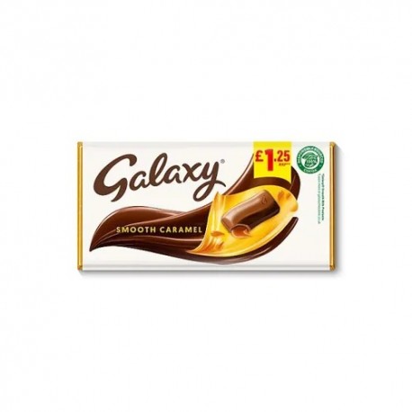 شکلات تخته ای گلکسی اسموت کارامل وزن 135 گرم galaxy
