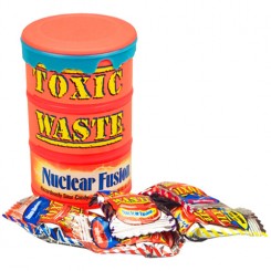 آبنبات خیلی ترش بشکه ای نارنجی تاکسیک ویست 42 گرم toxic waste