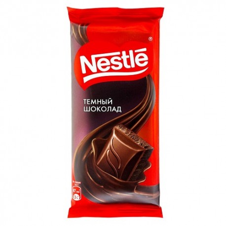 شکلات تخت تلخ نستله 82 گرم Nestle