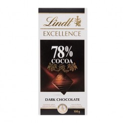 شکلات تلخ لینت اکسلنس 78 درصد 100گرم Lindt