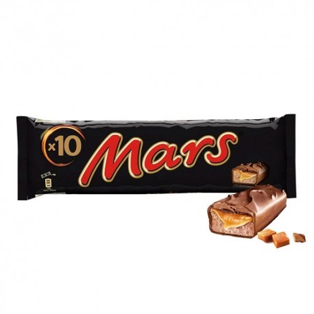 پک شکلات مارس بسته 10 عددی Mars
