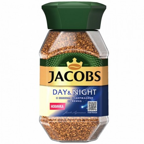 قهوه جاکوبز روز و شب بدون کافئین 100 گرم Jacobs