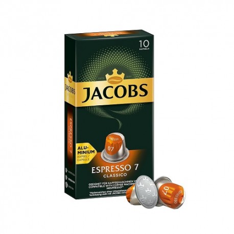 کپسول قهوه جاکوبز مدل اسپرسو کلاسیک 7 بسته 10 عددی Jacobs
