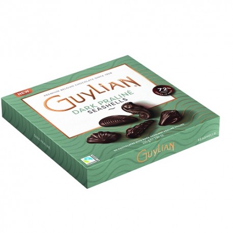 شکلات کادویی تلخ بلژیکی گولیان مدل صدفی 250 گرم Guylian