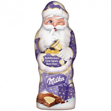 شکلات دو رنگ بابانوئل میلکا 100 گرم Milka