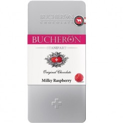 شکلات تابلت بوچرون فلزی با طعم رزبری 100 گرم Bucheron