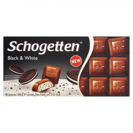 شکلات سیاه و سفید شوکوتن 100 گرم Schogetten
