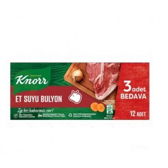 قرص عصاره گوشت 12 عددی کنور Knorr