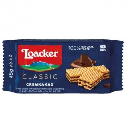 ویفر لواکر شکلاتی 45 گرمی LOACKER