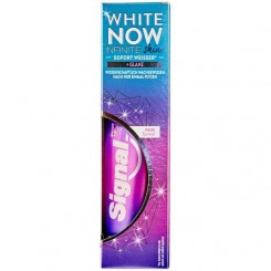 خمیر دندان سفید کننده سیگنال سری White Now مدل Infinite Shine حجم 75 میل