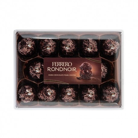شکلات کادویی تلخ فررو روند نویر 14عددی ferrero rondnoir
