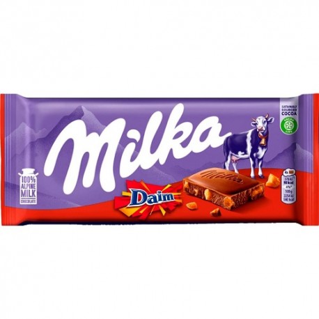 شکلات میلکا با شکلات دایم 100 گرم Milka
