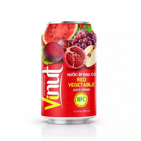 آبمیوه وینات با طعم میوه های قرمز 330 میل Vinut