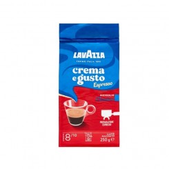 پودر قهوه اسپرسو crema e gusto لاوازا (lavazza) 250 گرمی