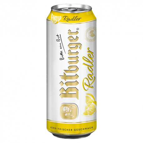 آبجو بدون الکل با طعم لیمو بیت بورگر آلمان 500 میل Bitburger