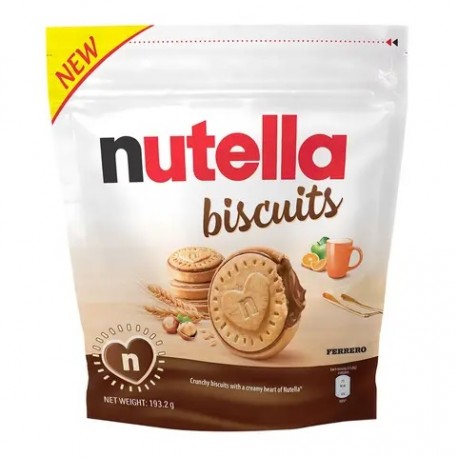 بیسکوییت نوتلا کرم شکلاتی 193 گرم Nutella biscuit
