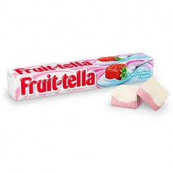 تافی توت فرنگی و ماست فروت تلا 41گرم fruittella