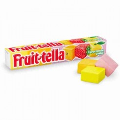 تافی با طعم توت فرنگی لیمو و پرتقال فروت تلا 41گرم fruittella