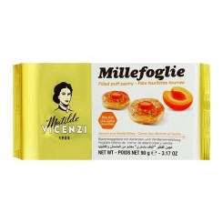 شیرینی پفی میله فولیه با مغز زردآلو و وانیل 90 گرمی ماتیلدا ویچنزی