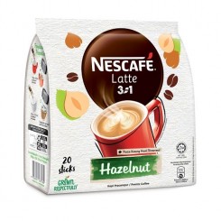 کافی میکس نسکافه لاته طعم فندوق بسته 20 عددی NECAFE