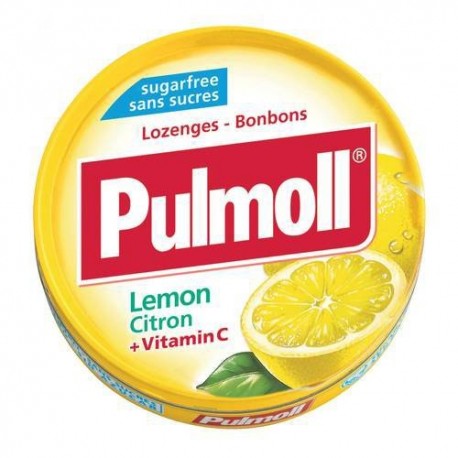 آبنبات بدون شکر ليمو و ويتامين سي 45 گرم Pulmoll