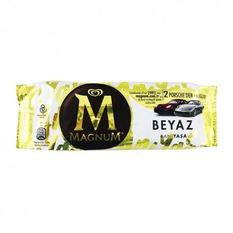 بستنی مگنوم سفید اصل 100 میل MAGNUM