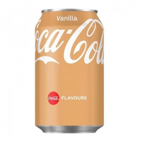 نوشابه کوکاکولا اصل اروپا با طعم وانیل 330 میل CocaCola