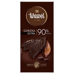 شکلات تلخ 90% واول 90 گرم Wawel