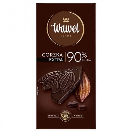 شکلات تلخ 90% واول 100 گرم Wawel