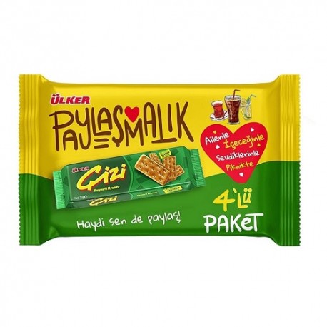 بیسکوییت کراکر پنیری چیزی اولکر 280 گرم ULKER