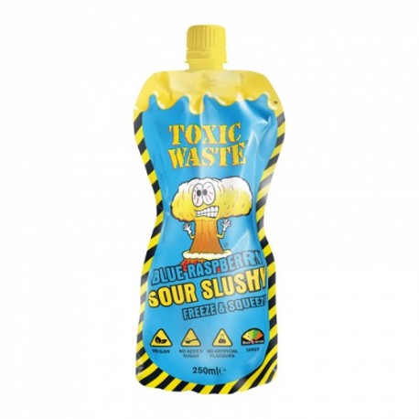نوشیدنی خیلی ترش با طعم تمشک آبی تاکسیک ویست 250 میل Toxic Waste