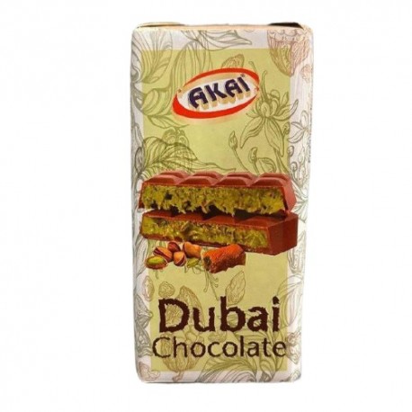 شکلات تخت پسته دبی 200 گزم Dubai Chocolate