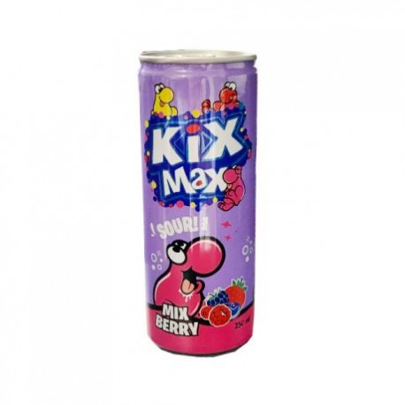 نوشابه گازدار کیکس مکس با طعم میوه های چنگلی 250 میل