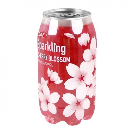 آب گازدار با طعم شکوفه گیلاس کی اف 350 میل OKF