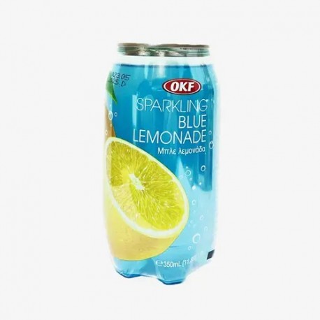 آب گازدار با طعم لیموناد آبی او کی اف 350 میل OKF