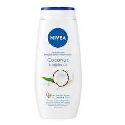 شامپو بدن نیوا مدل نارگیل و روغن جوجوبا حجم 250 میل Nivea